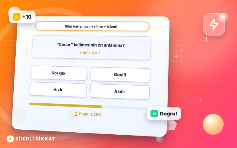 Kelime-İşlem Bilgi Yarışması etkinliğinin kapak görseli