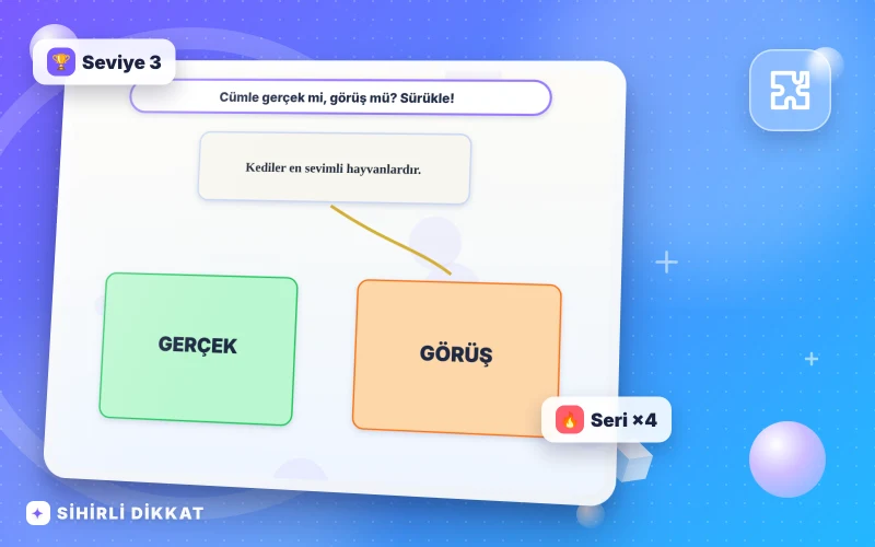 Gerçek mi, Görüş mü? Ayır etkinliğinin kapak görseli