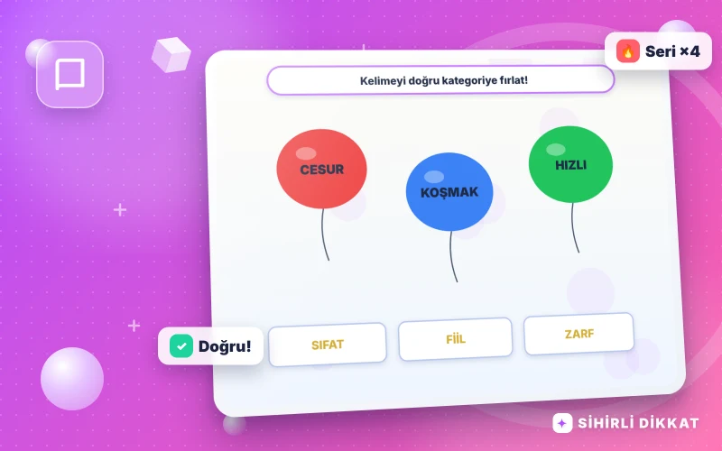 Kelime Balonu Fırlat (5-8) etkinliğinin kapak görseli